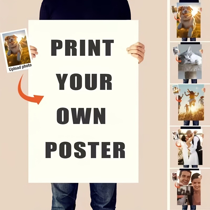Home Office Photos - Kişiselleştirilmiş çerçevesiz Fotoğraf/Yazı Posteri - Ev,