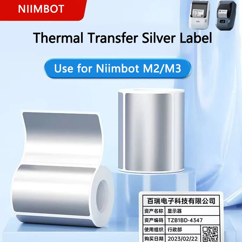 Laser Printer Home - Niimbot M2/M3 Gümüş Etiket Isı Transfer