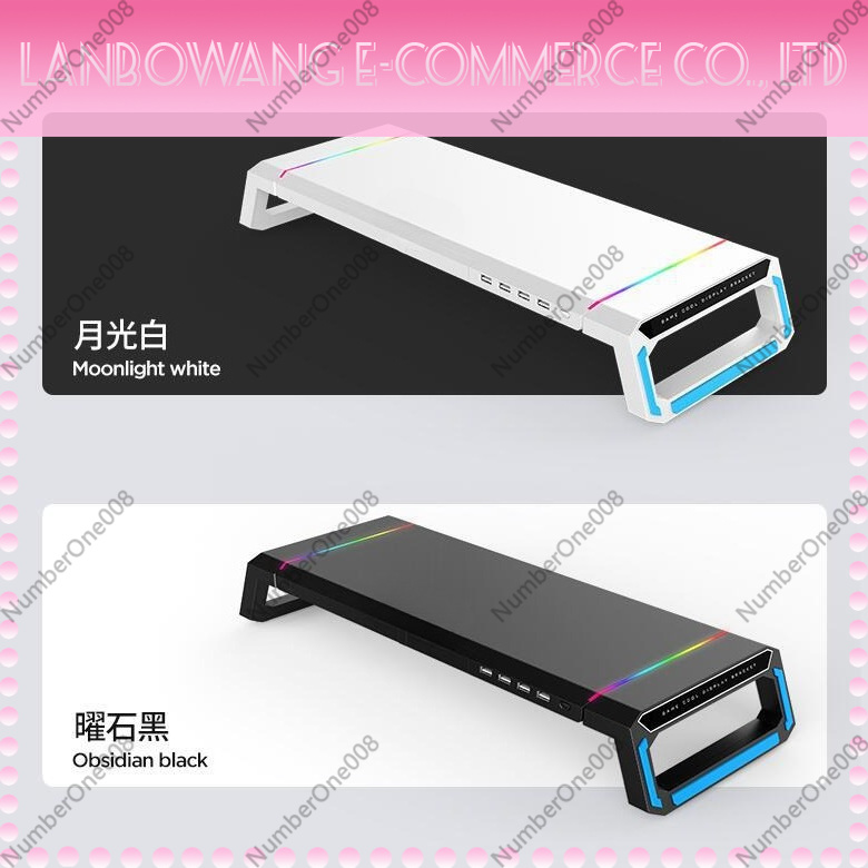 Monitor Riser Stand - RGB Oyuncu Mouse Pad'i, Monitör Standı