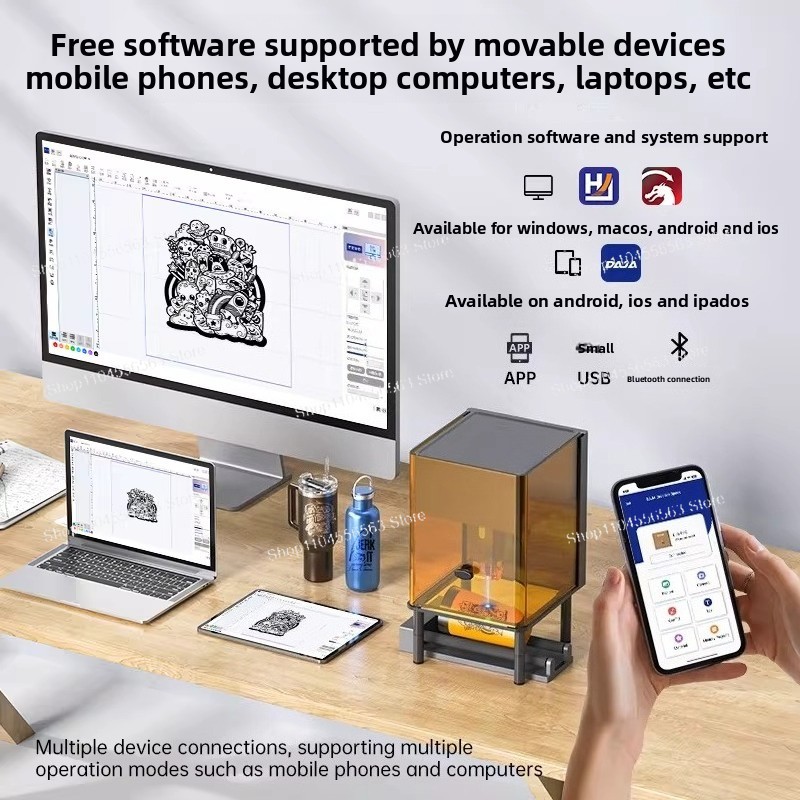 Diaojiang Yeni Mini Masaüstü L - Laser Printer Home incelemesi ve fiyatı