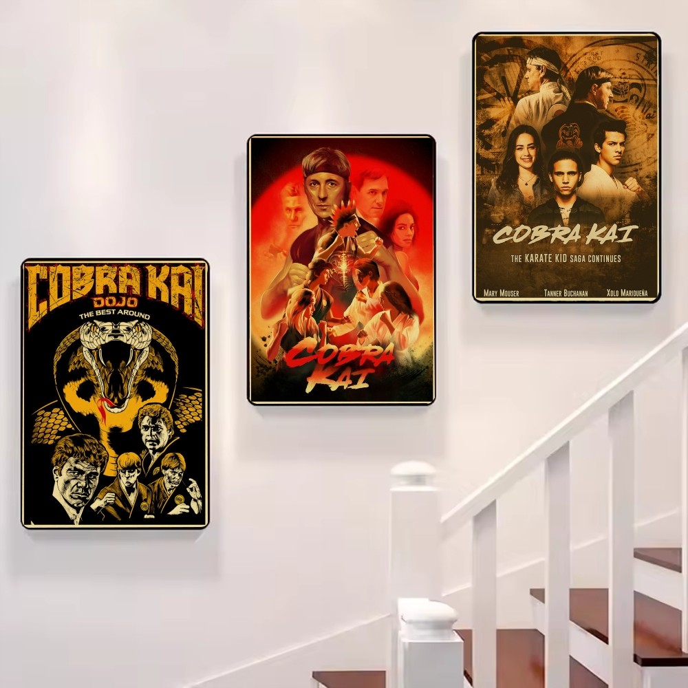 C-Cobra Kai Vintage Tv Dizisi  - Home Office And Tv Room Ideas incelemesi ve fiyatı
