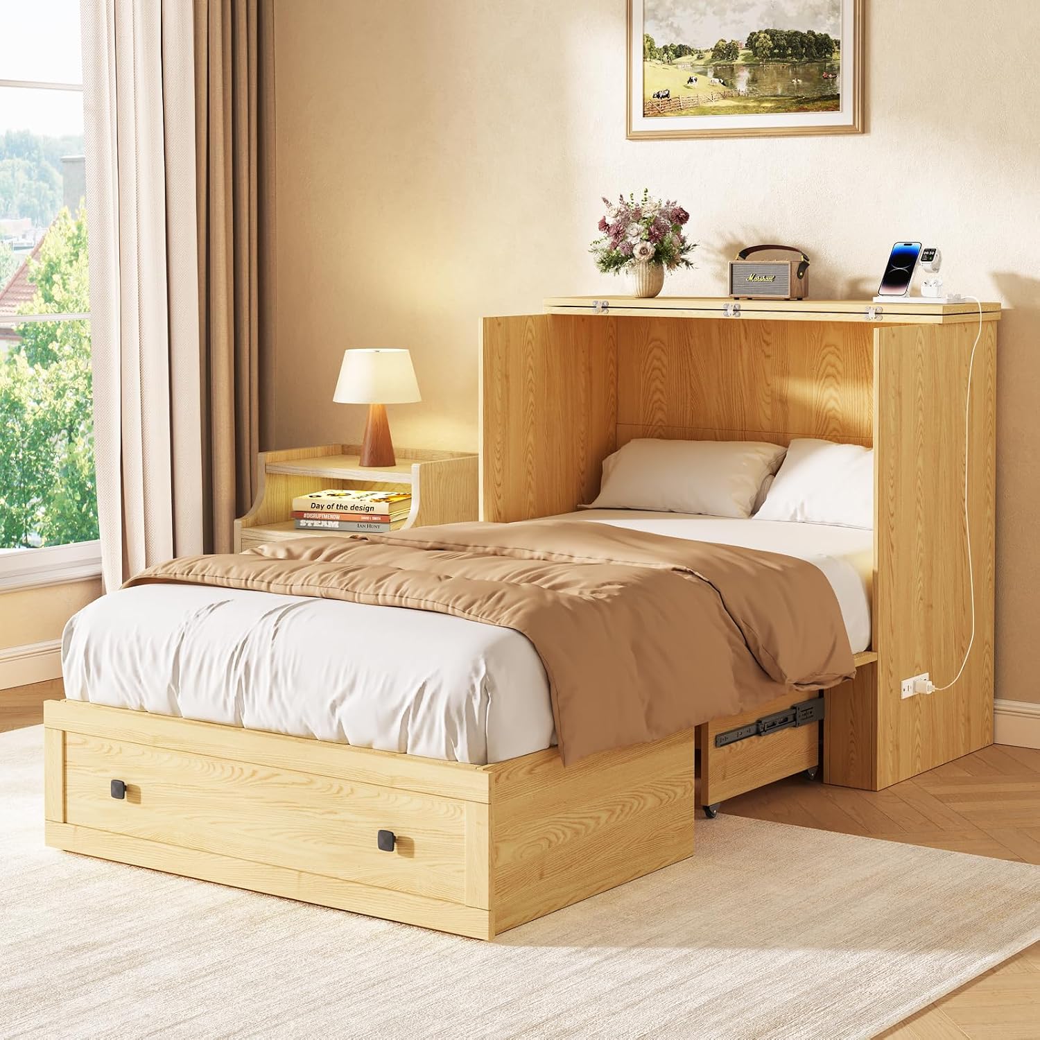 Yer Tasarruflu Murphy Yatak Do - Home Office Guest Room incelemesi ve fiyatı
