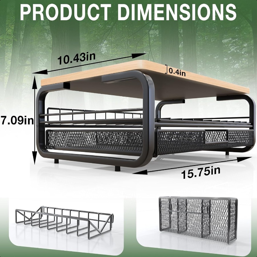 Yüksek Dereceli Ahşap Monitör  - Monitor Riser Stand incelemesi ve fiyatı