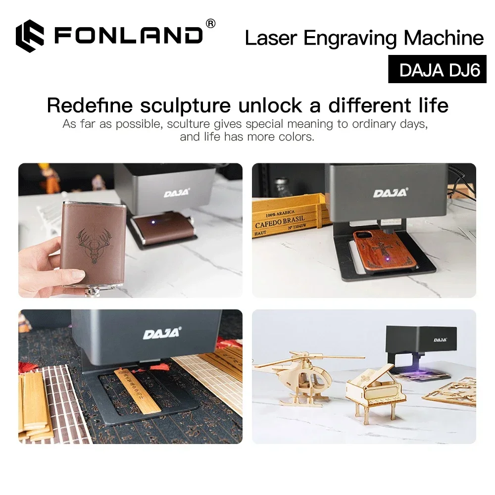DAJA lazer gravür CNC DIY DJ6  - Laser Printer Home incelemesi ve fiyatı