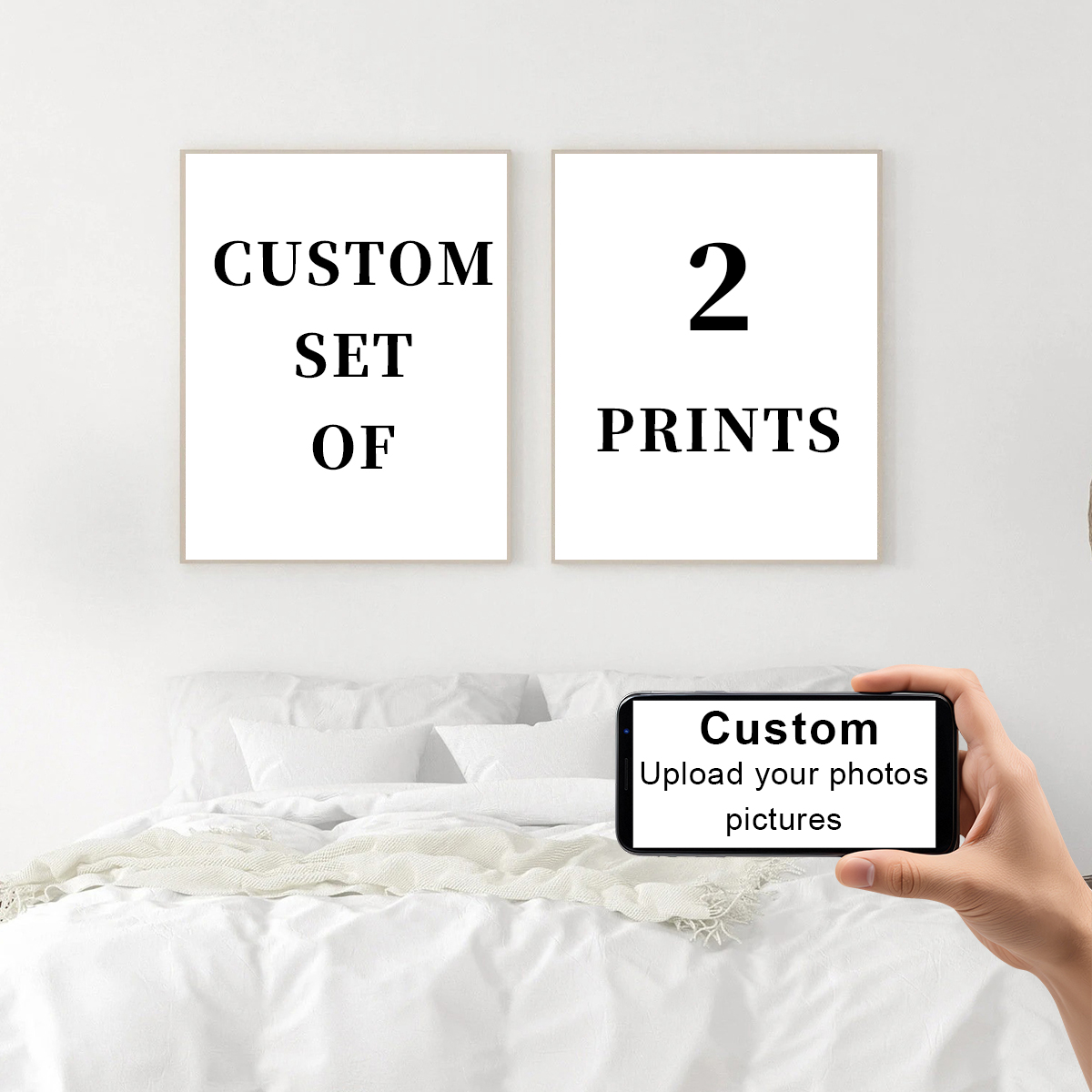 2 adet/takım özel tuval baskıl - Home Office Photos incelemesi ve fiyatı