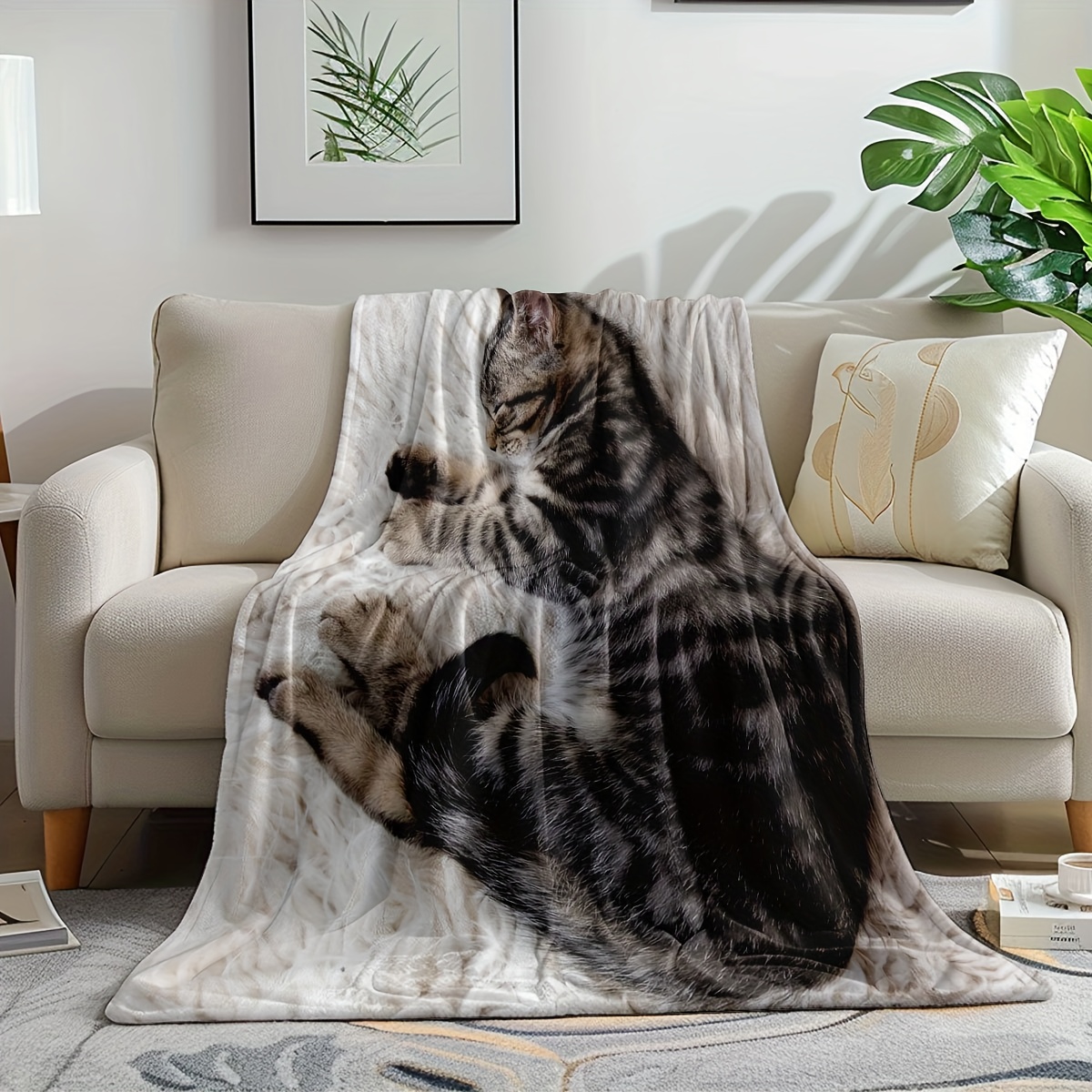 Uyuyan Kedi Flanel Battaniyesi - Home Office Design Ideas incelemesi ve fiyatı